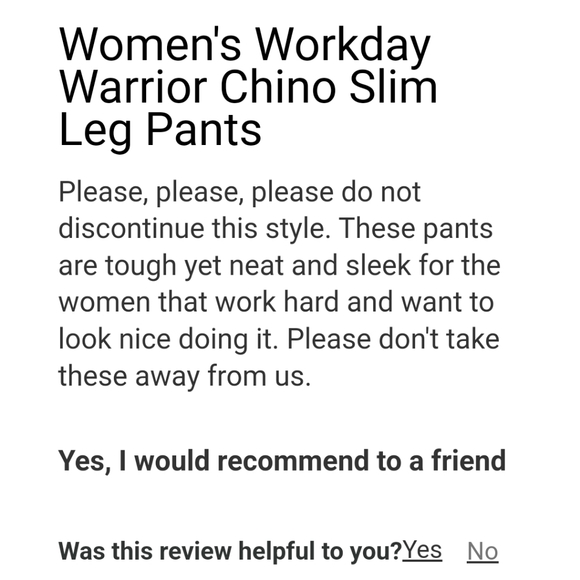 NWT Duluth Trading Co Women's Workday Warrior Chino Slim Leg Pants - Picture 13 of 15